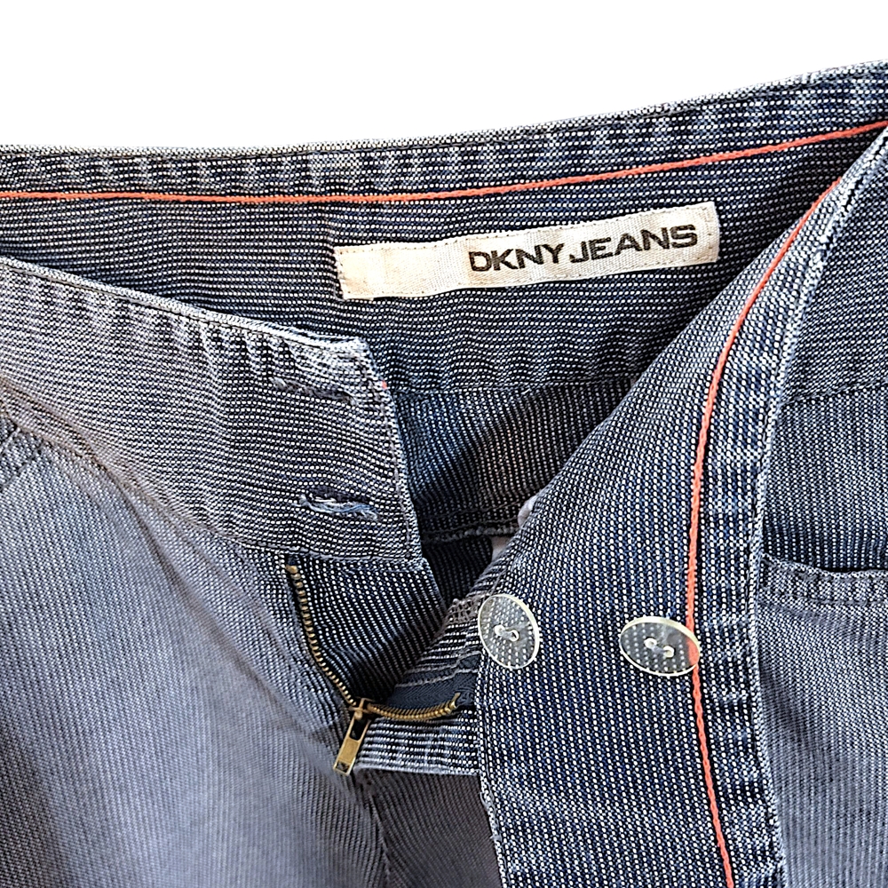 DKNY Light Blue Jean Shorts with Button Accents - Picture 5 of 5
